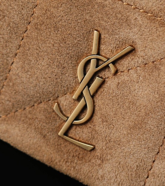 Sa1nt Lau*nt Y51 Jamie 4.3 Bag Suede Leather Camel Brown 20*12*7cm 809696 Master Quality