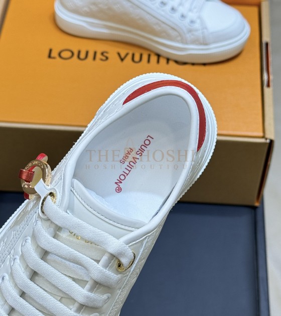 L0vis Vvtt0n LV Lagoon Low-Top Sneakers White Leather Master Quality