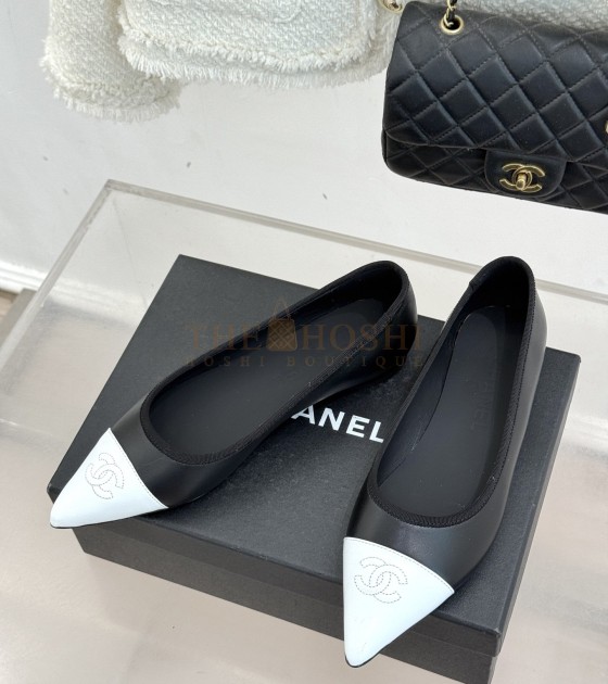 Ch**el 26C Bicolor Flats Lambskin Master Quality