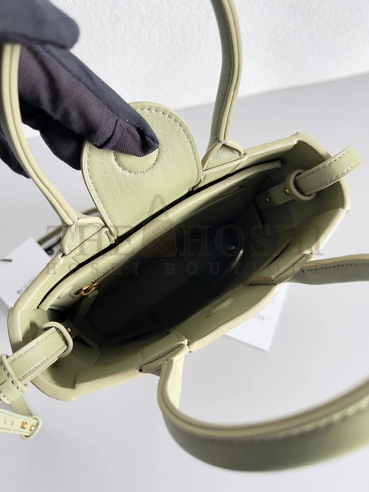 B0tt*ga Ven*ta Cassette Mini Tote Bag In Travertine Lambskin Master Quality