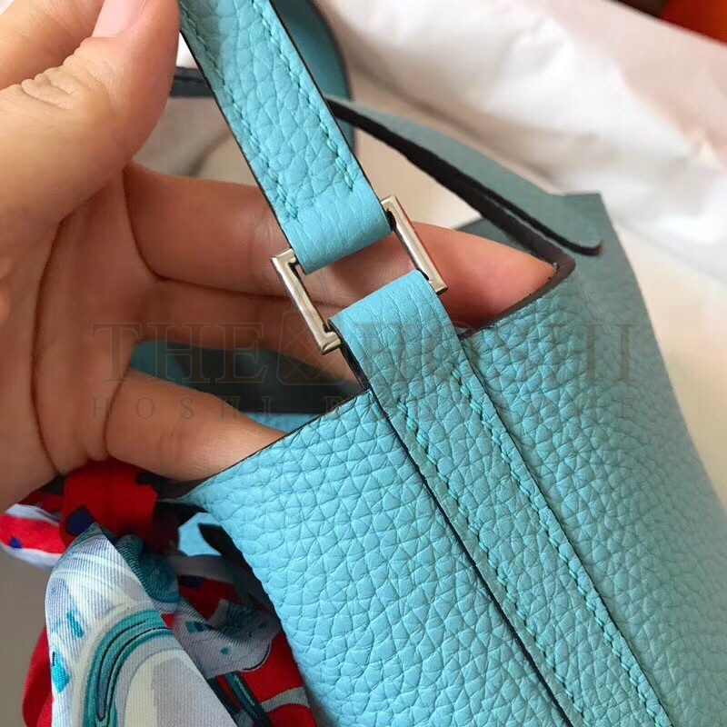 H**me5 Lagon Picotin Lock PM 18cm Handmade Bag Master Quality