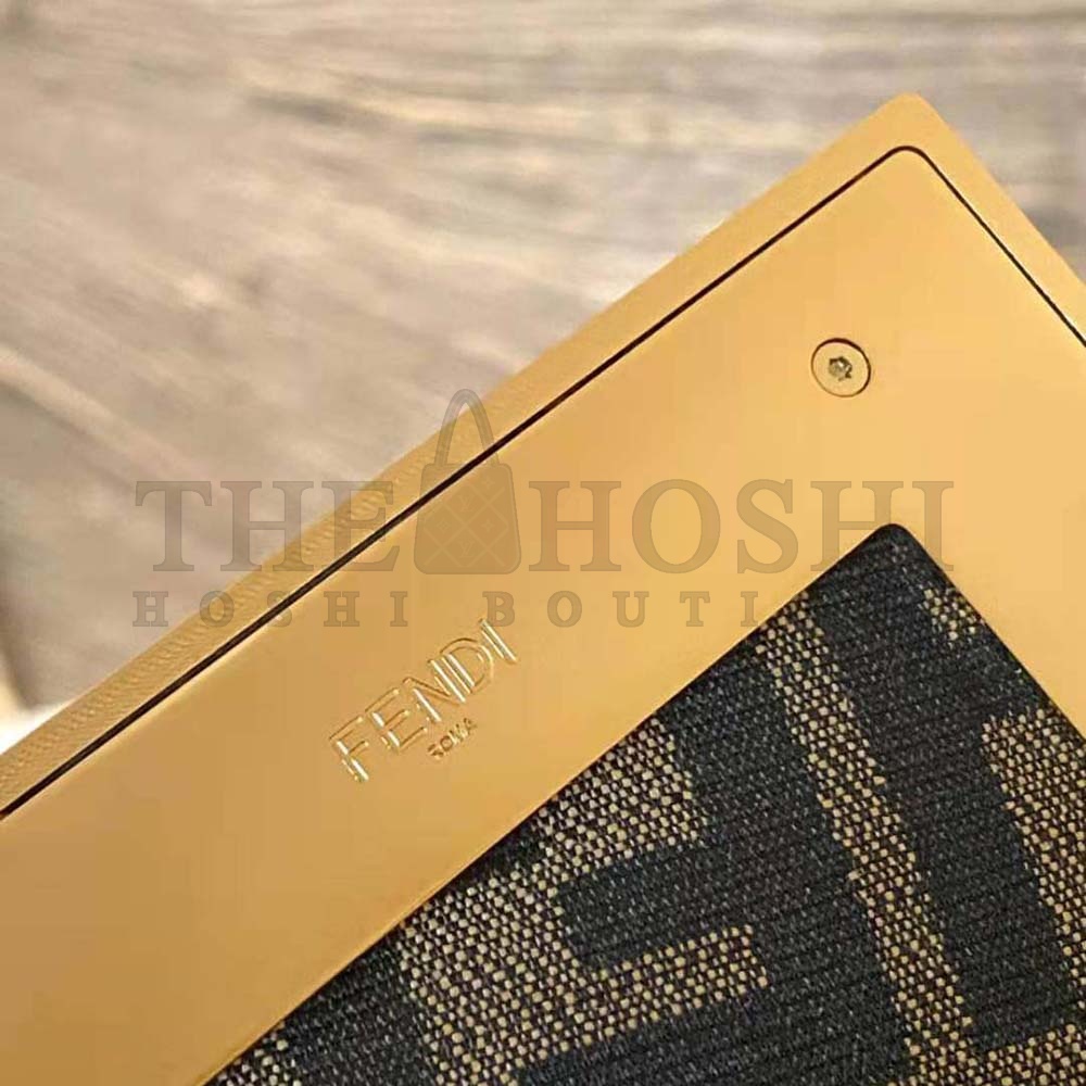 F**di Women First Medium Nappa Leather Bag-Brown Master Quality