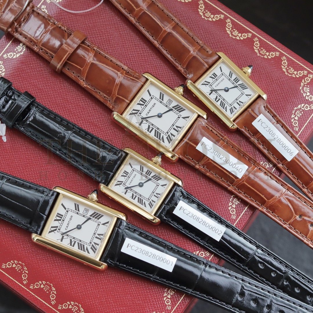 Ca*t1er Tank Small Gold Watch Master Quality