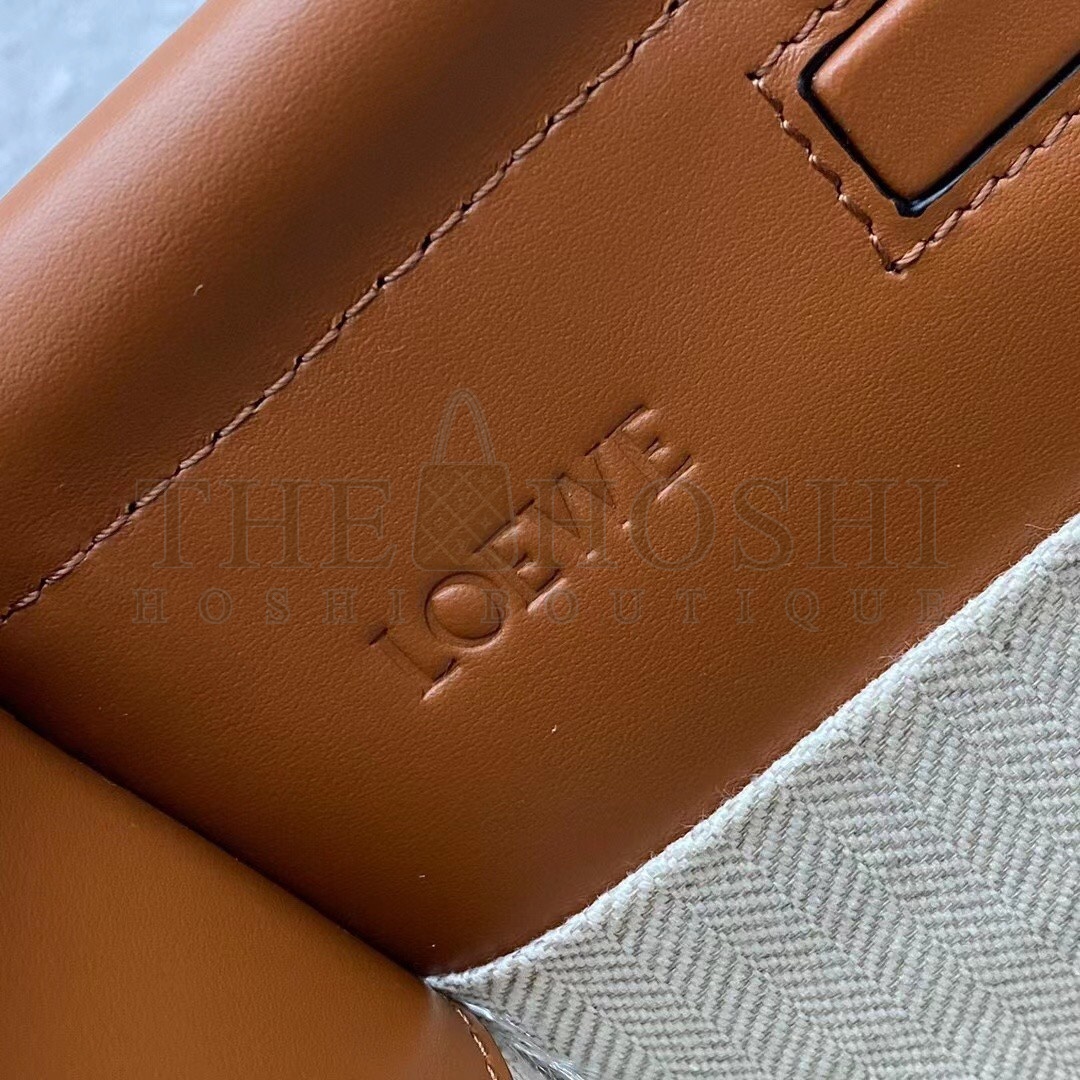 L0ew* Medium Cushion Tote In Beige Anagram Jacquard Master Quality