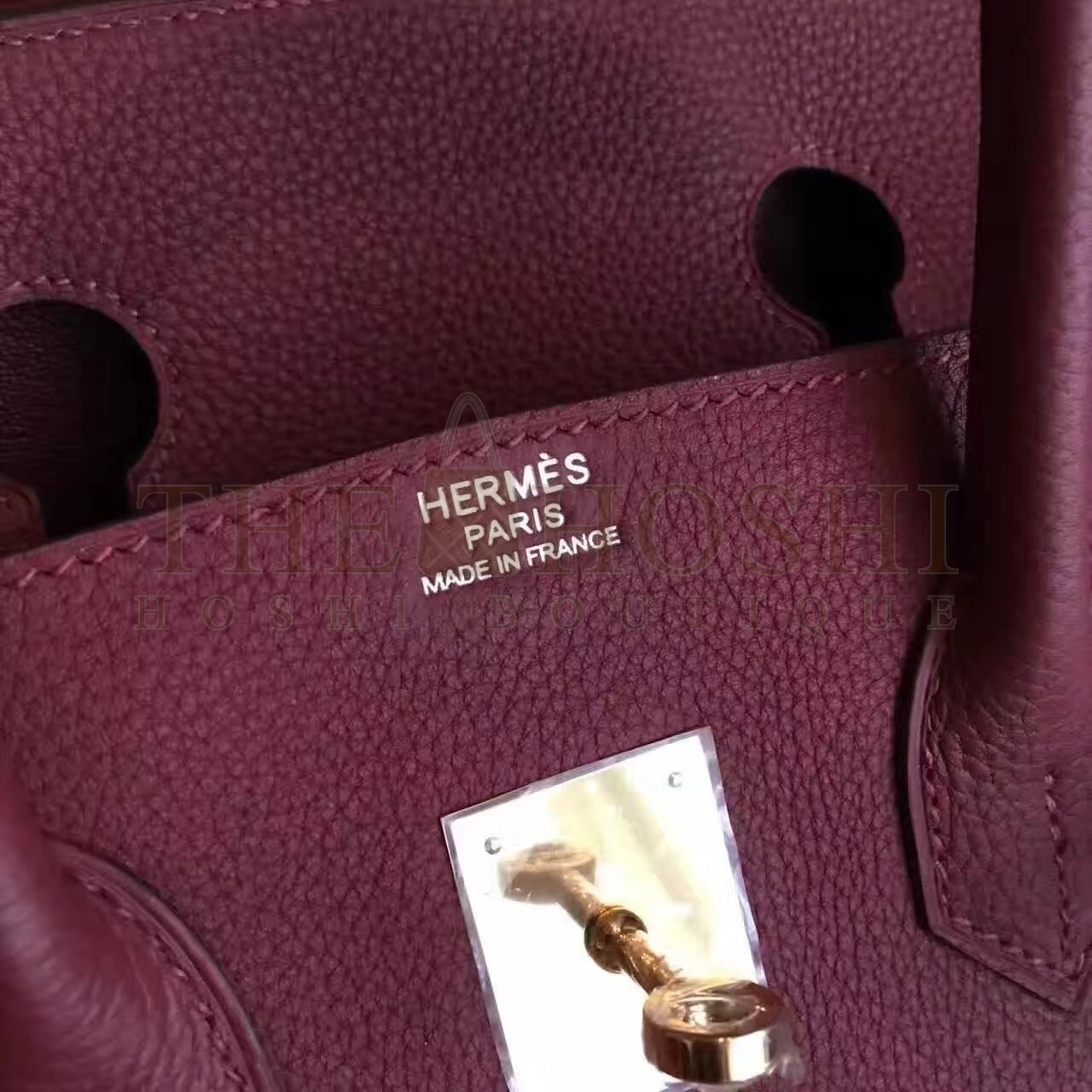 H**me5 Bordeaux Birkin 35cm Clemence Handmade Bag Master Quality