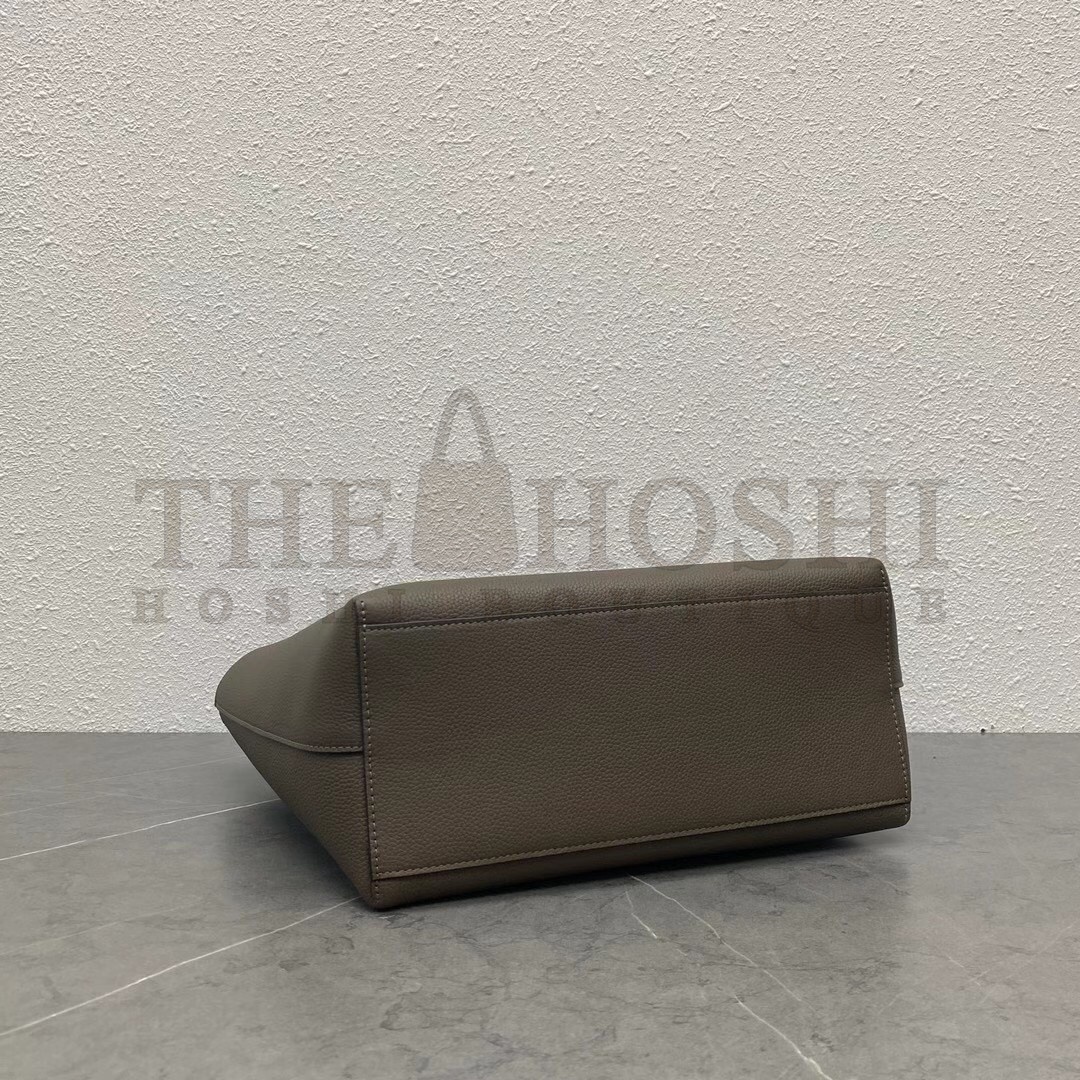 L0ew* Anagram Small Tote In Taupe Grained Calfskin Master Quality