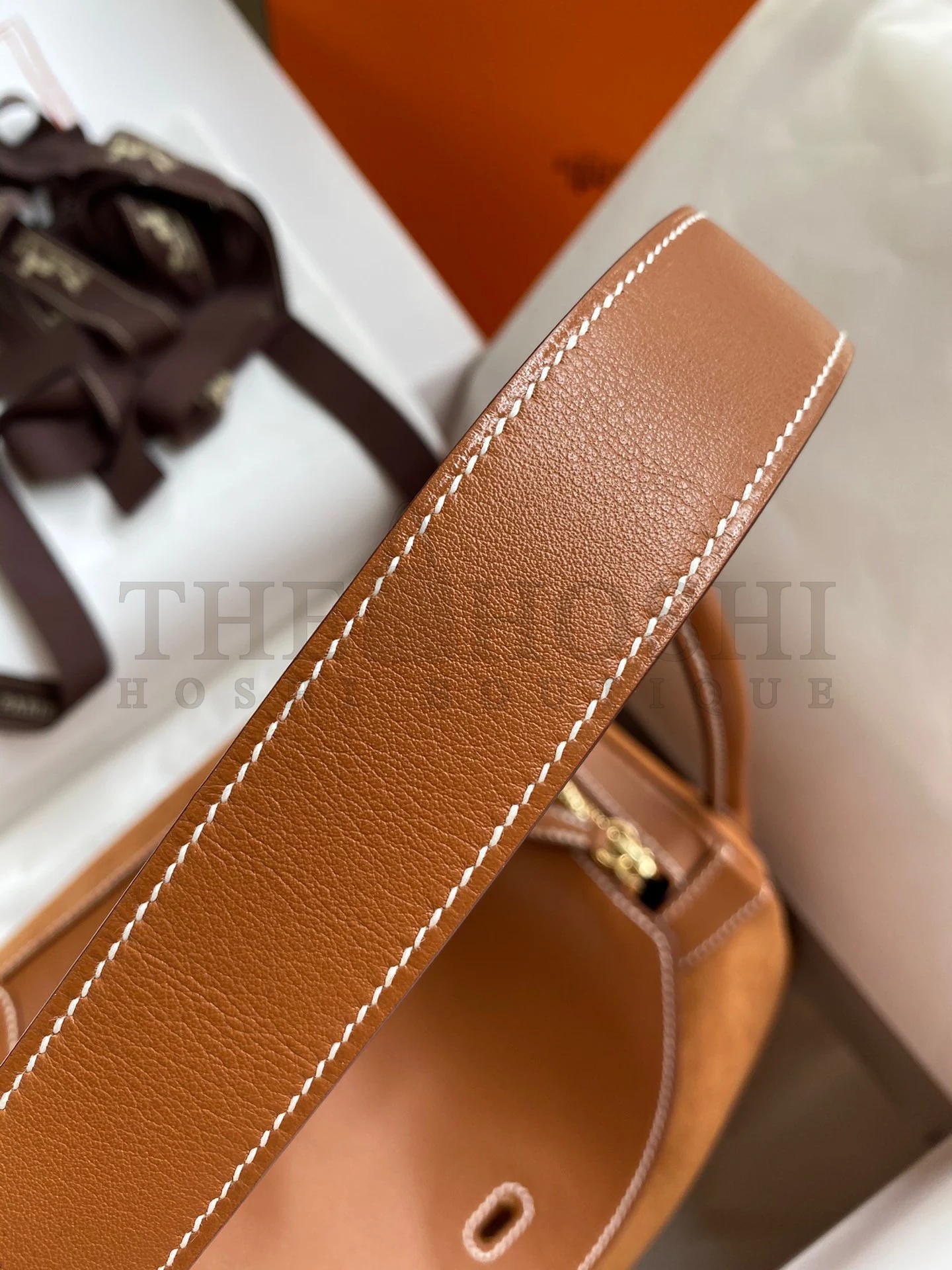 H**me5 Lindy 30 Handmade Bag In Gold Doblis Suede Calfskin Master Quality