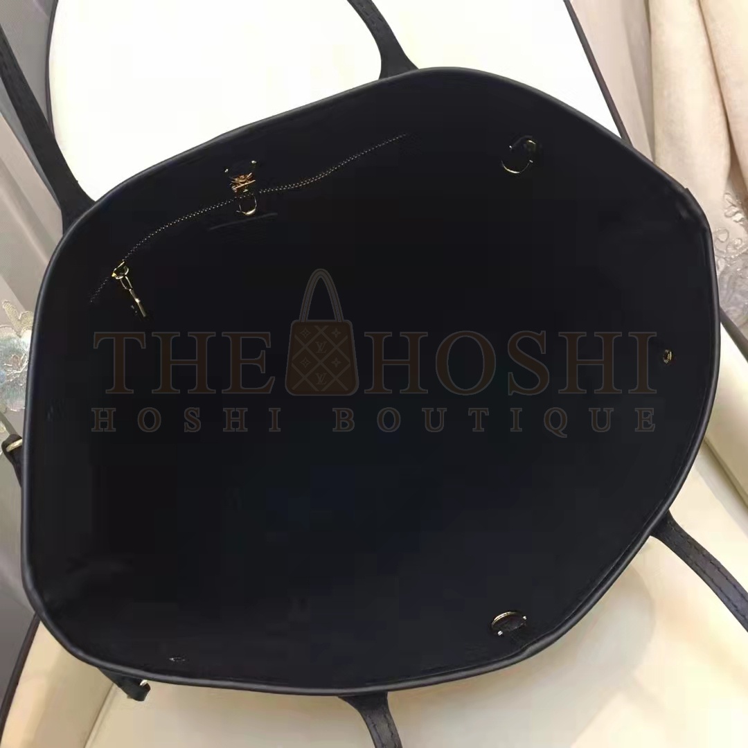 L0vis Vvtt0n LV Women Neverfull MM Tote Crème Beige Grained Cowhide Leather Master Quality