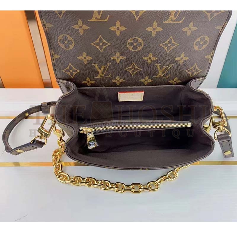 L0vis Vvtt0n LV Women Pochette Metis East West Bag Brown Monogram Coated Canvas Master Quality