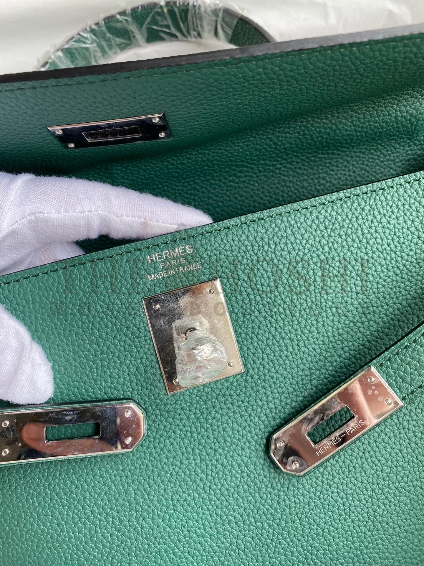 H**me5 Malachite Clemence Kelly Retourne 32cm Handmade Bag Master Quality