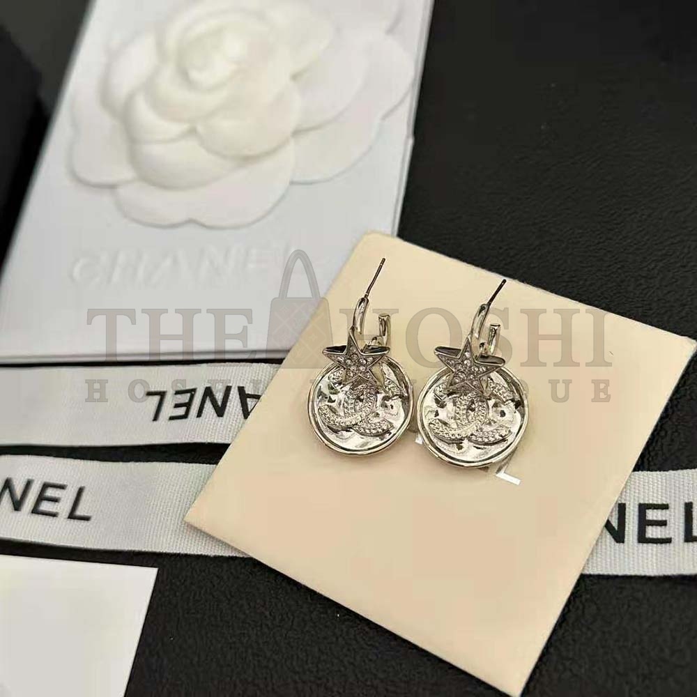 Ch**el Women Pendant Earrings in Metal and Strass Master Quality