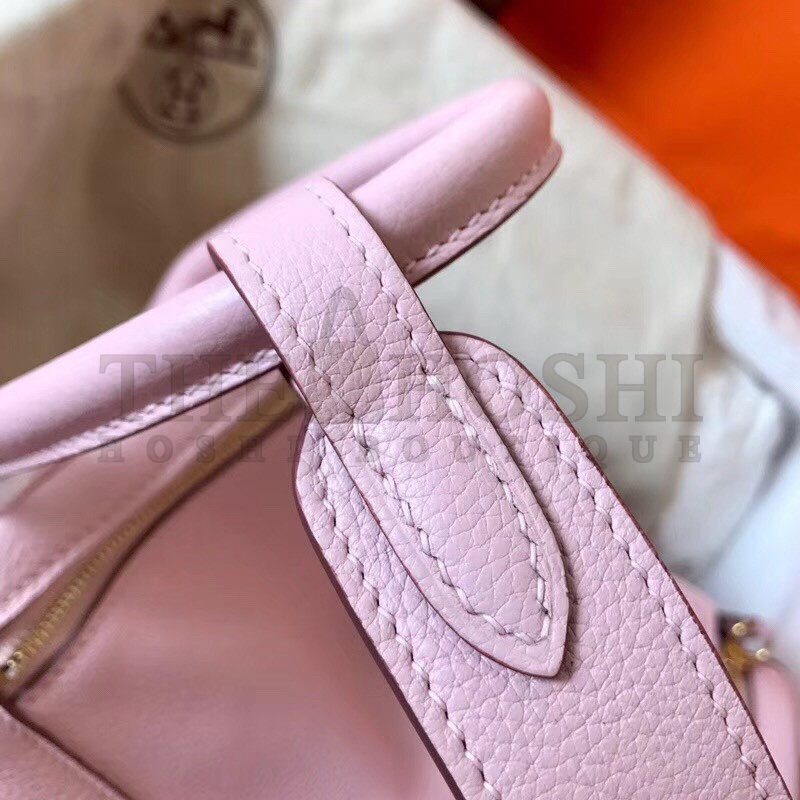 H**me5 Rose Dragee Lindy 30cm Clemence Handmade Bag Master Quality