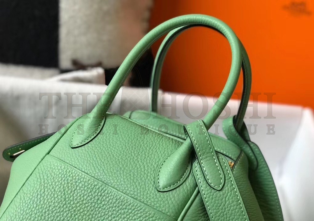H**me5 Lindy 26cm Bag In Vert Criquet Clemence With GHW Master Quality