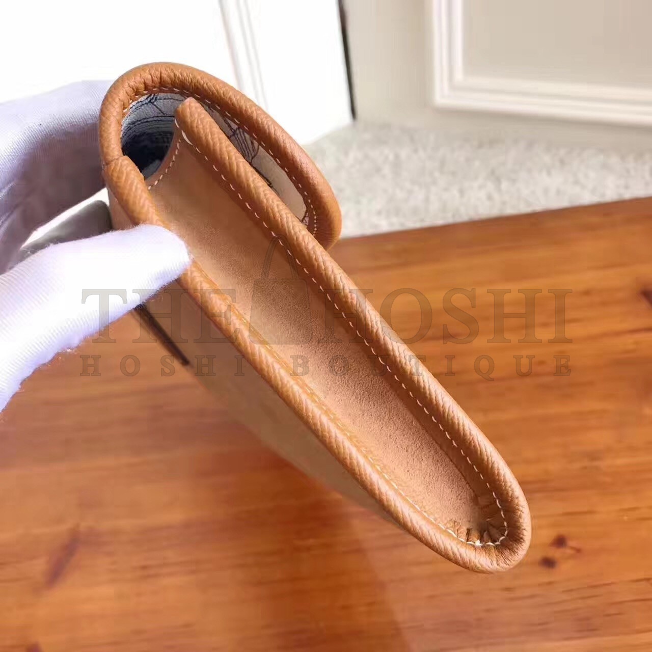 H**me5 Ocre Suede Jige Elan 29 Clutch Bag Master Quality