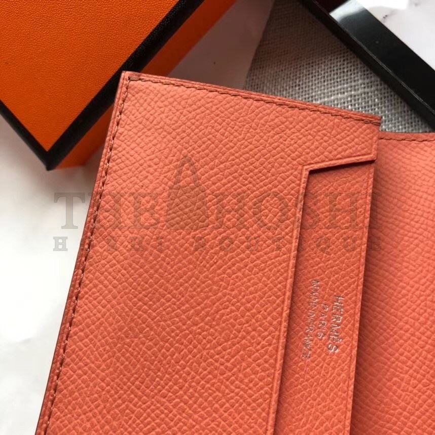 H**me5 Bearn Mini Wallet In Crevette Epsom Leather Master Quality