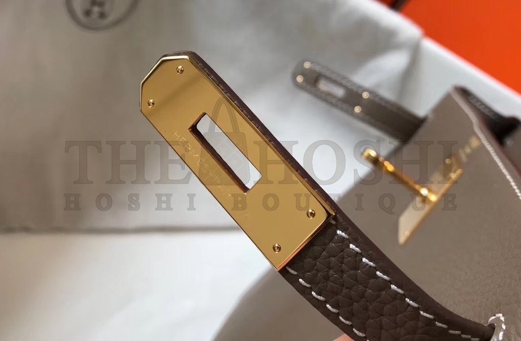 H**me5 Etoupe Clemence Kelly 25cm GHW Bag Master Quality