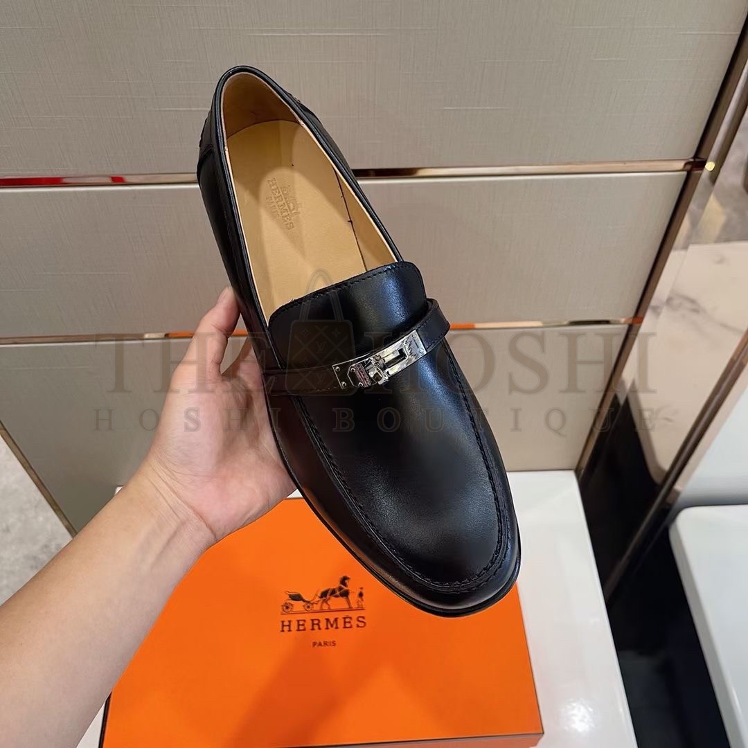 H**me5 Destin Loafers In Noir Calfskin Master Quality