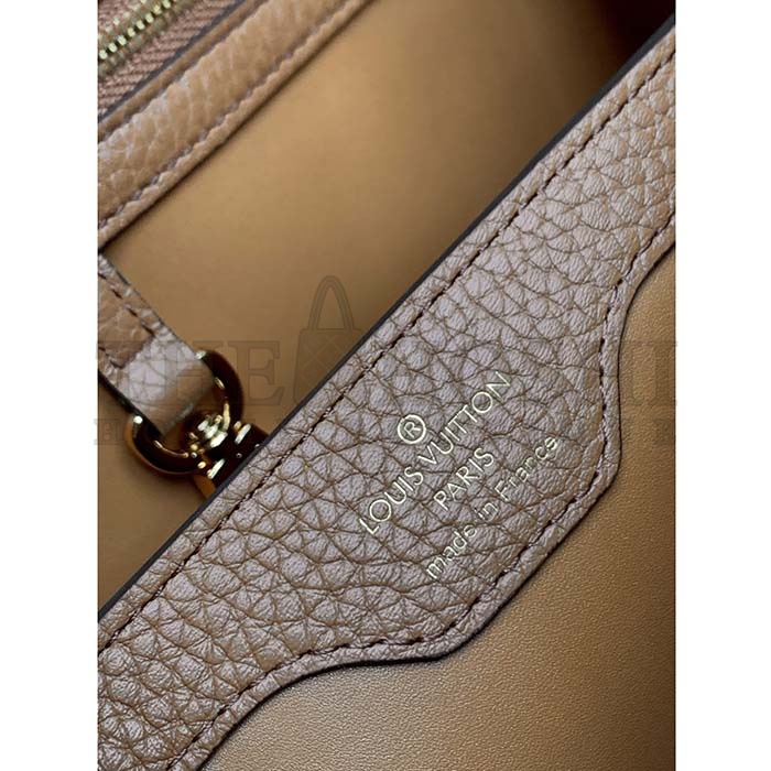 L0vis Vvtt0n LV Women Capucines BB Handbag Brown Taurillon Python Skin Leather Master Quality