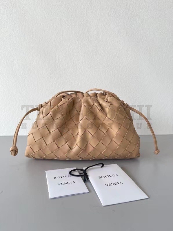 B0tt*ga Ven*ta Mini Pouch In Beige Intrecciato Lambskin Master Quality