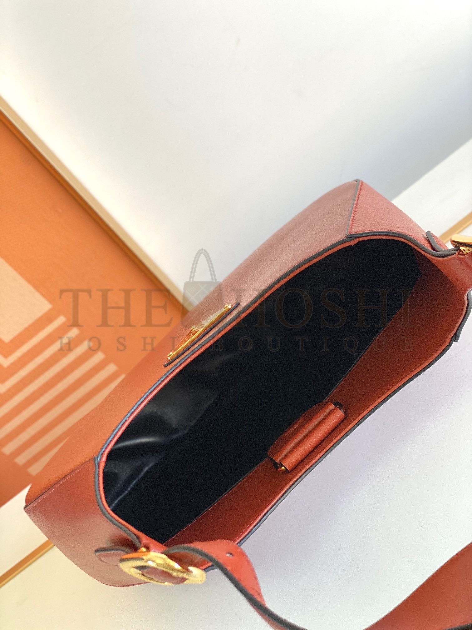 Pra*a Shoulder Bag in Berry Leather Master Quality