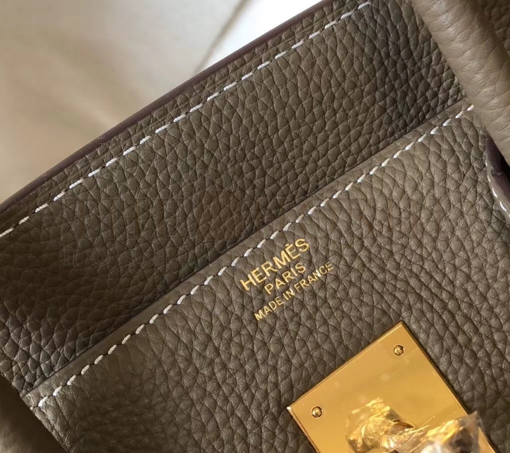 H**me5 Taupe Clemence Birkin 30cm Bag Master Quality