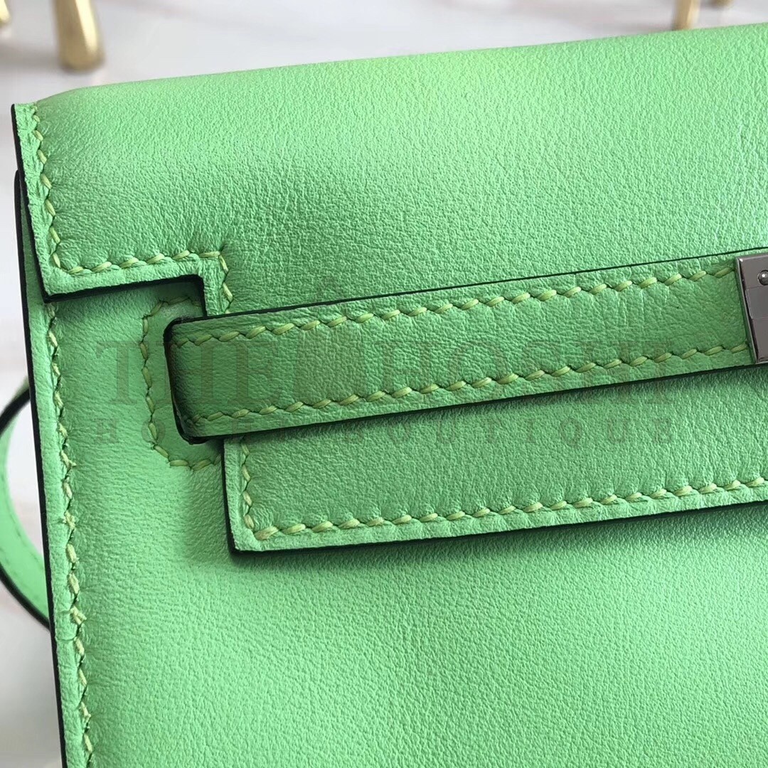 H**me5 Green Swift Kelly Danse Bag Master Quality