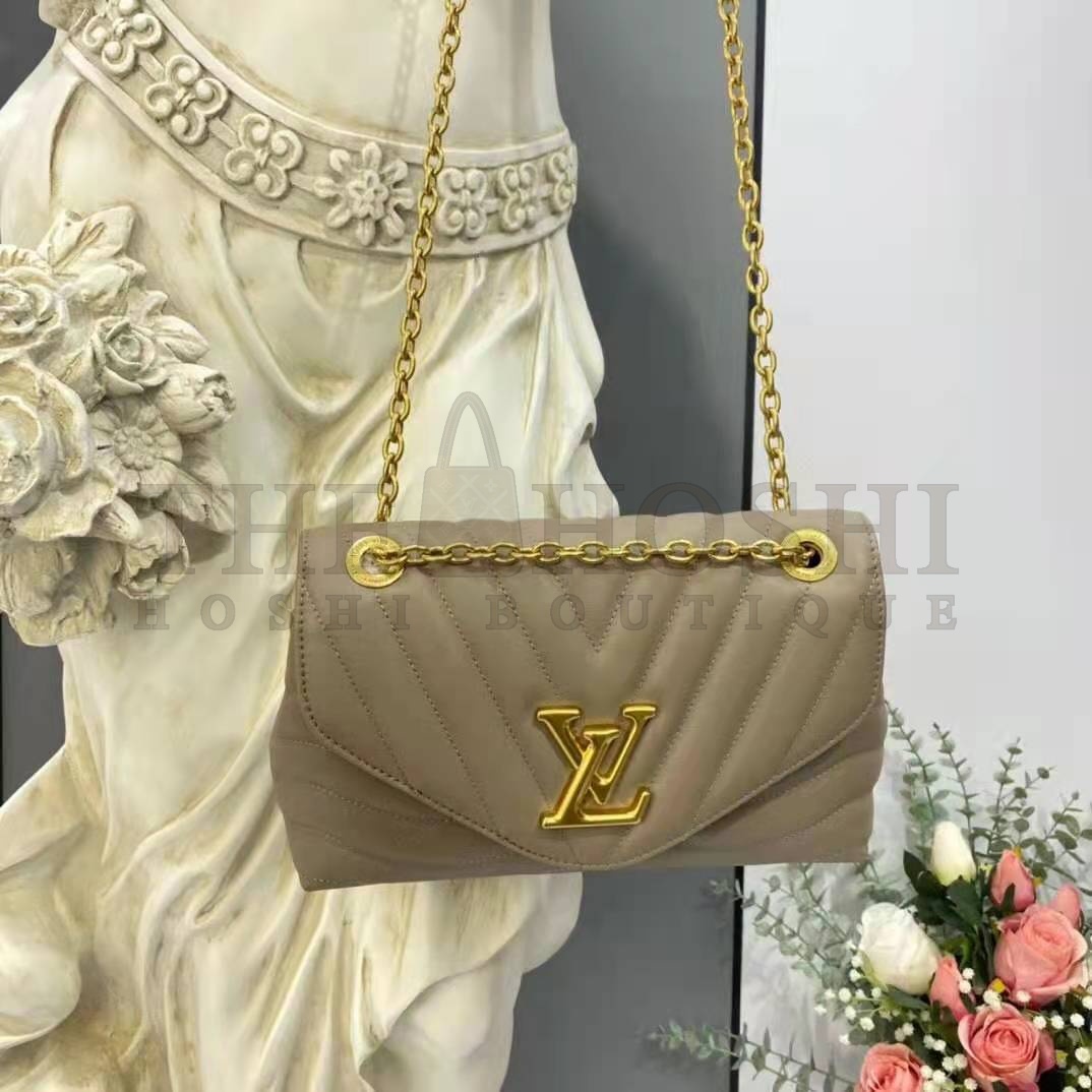 L0vis Vvtt0n LV Women New Wave Chain Bag Handbag Sandy Smooth Cowhide Leather Master Quality