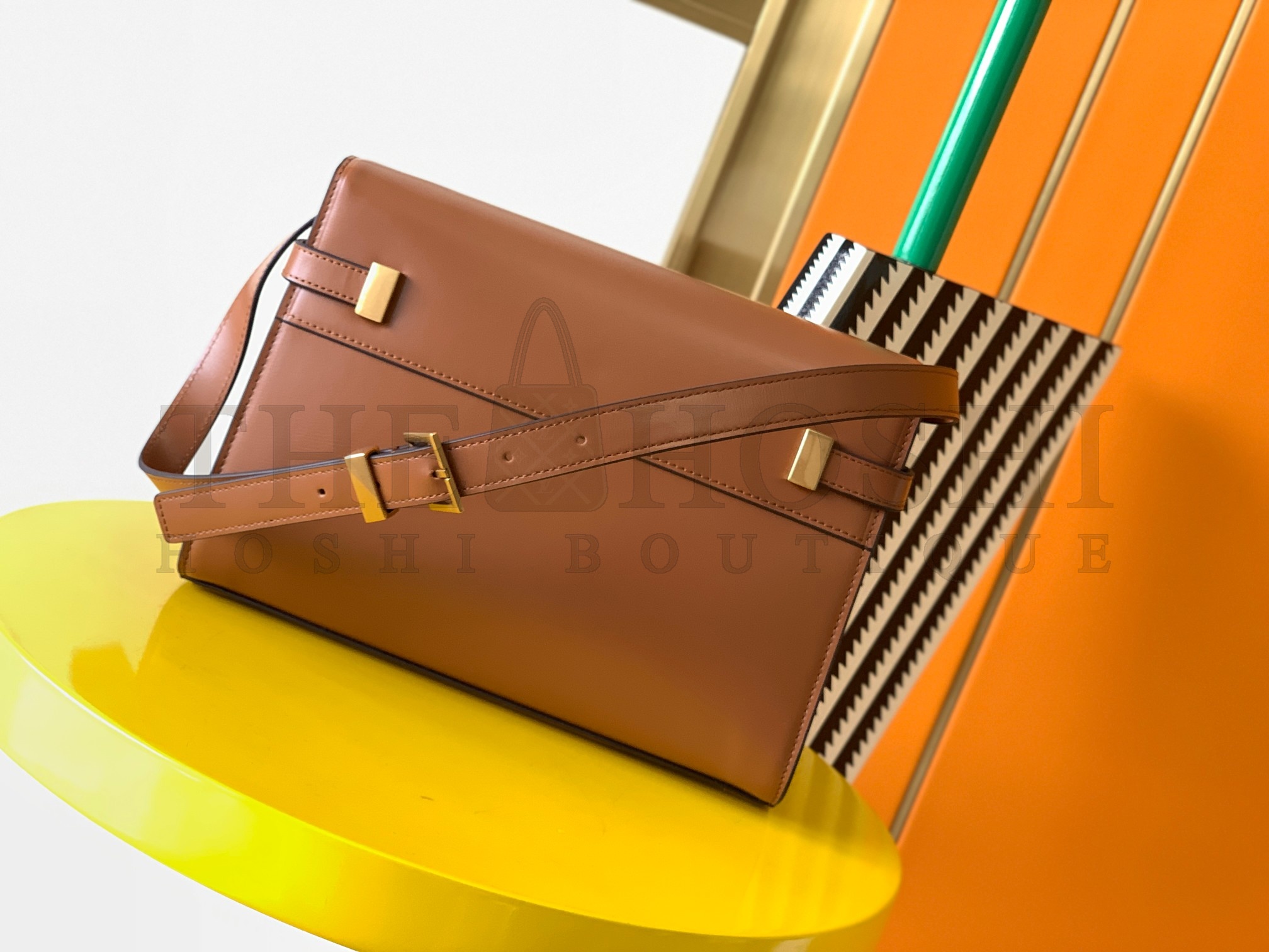 Sa1nt Lau*nt Manhattan Shoulder Bag In Black Crocodile Embossed Leather Master Quality