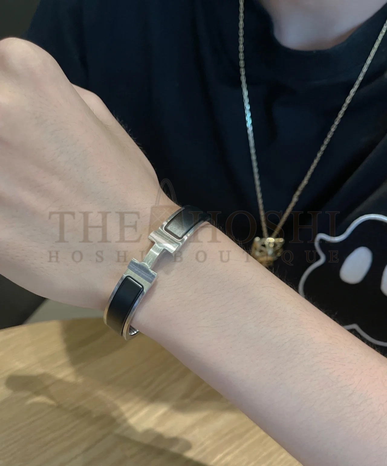 H**me5 Matte White Black Warrior Bracelet Replica Master Quality