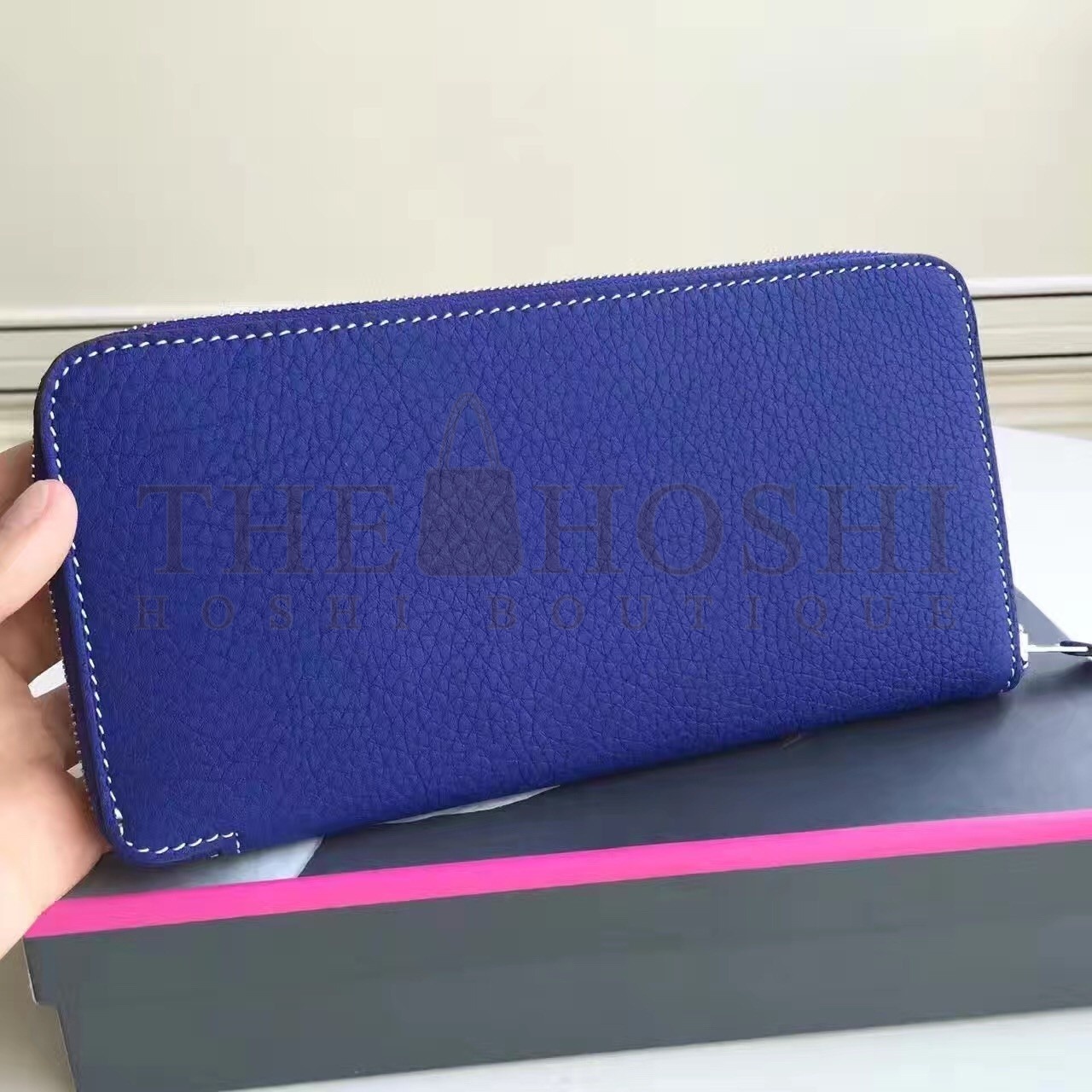 H**me5 Blue Electric Clemence Azap Zipped Wallet Master Quality