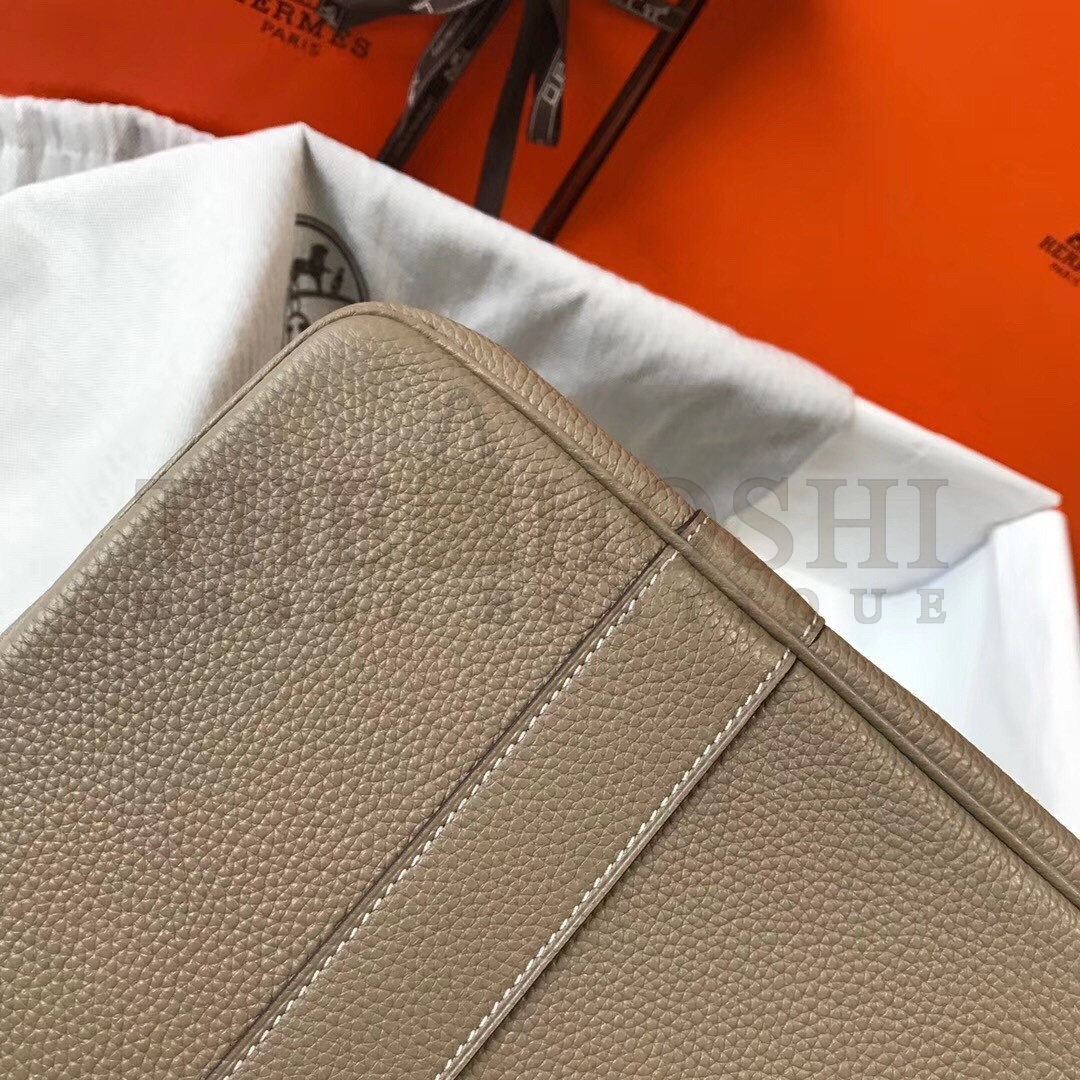 H**me5 Garden Party 36 Bag In Grey Clemence Leather Master Quality