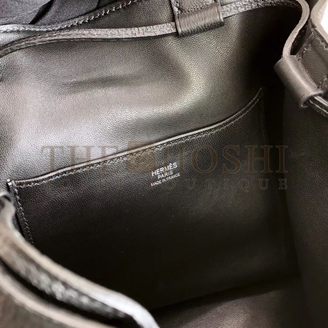 H**me5 Licol 17cm Bag In Black Evercolor Calfskin Master Quality