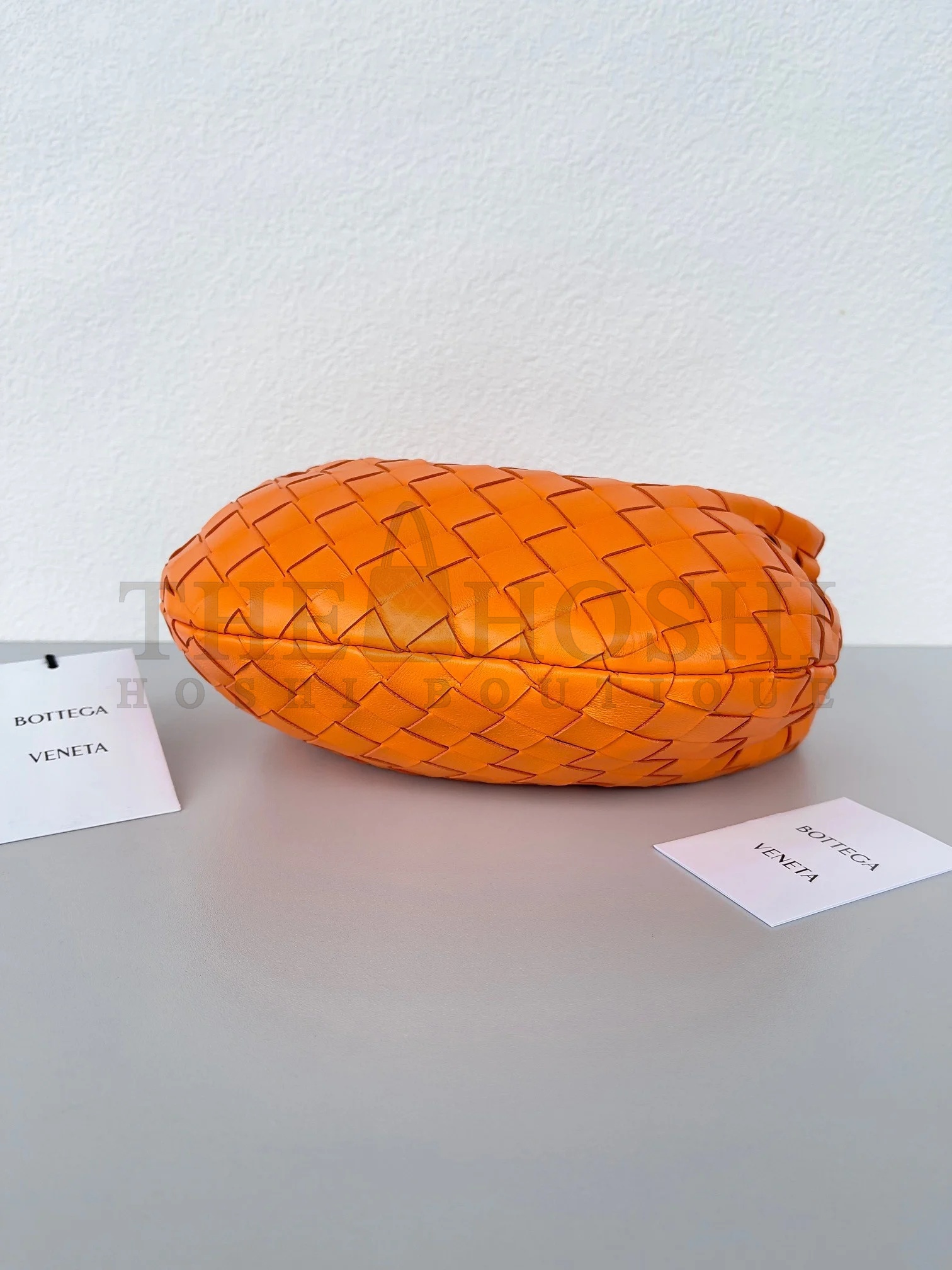 B0tt*ga Ven*ta BV Jodie Mini Bag In Orange Intrecciato Lambskin Master Quality