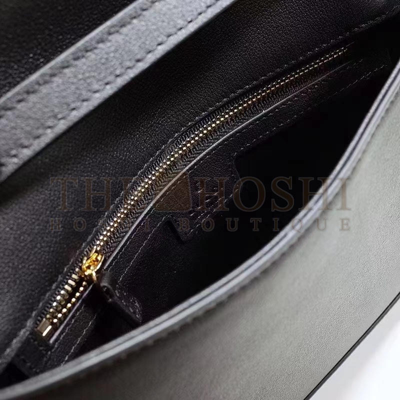 Gvc*1 Women GG Blondie Shoulder Bag Black Leather Round Interlocking G Master Quality
