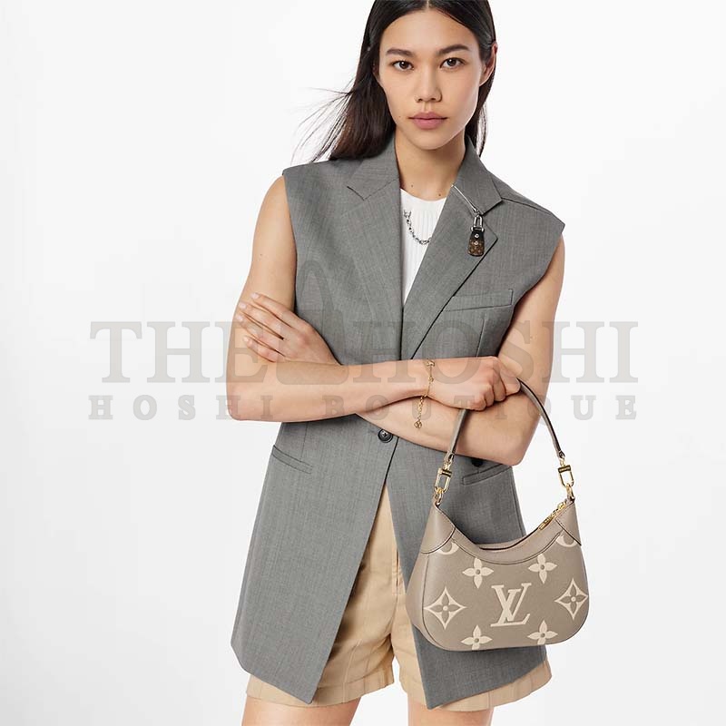 L0vis Vvtt0n LV Women Bagatelle Mini Hobo Handbag Monogram Empreinte Embossed Grained Cowhide Master Quality