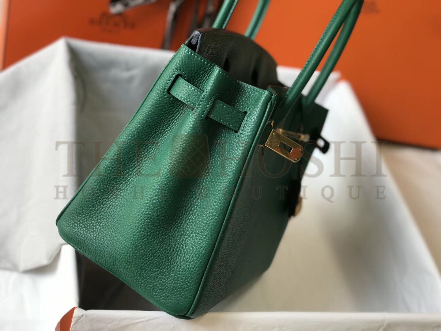 H**me5 Malachite Clemence Birkin 30cm Bag Master Quality