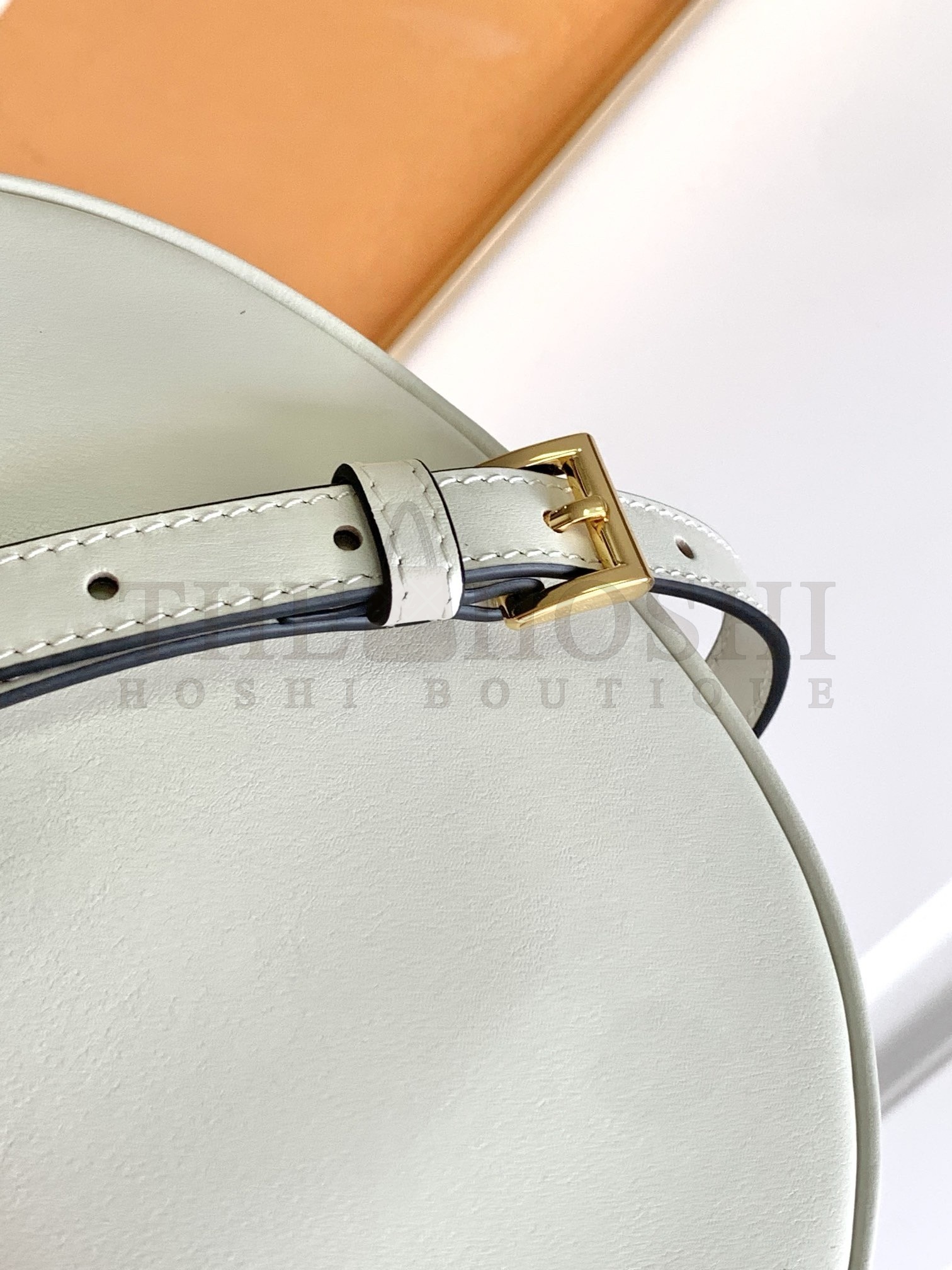 Pra*a Arque Mini Shoulder Bag in White Leather Master Quality