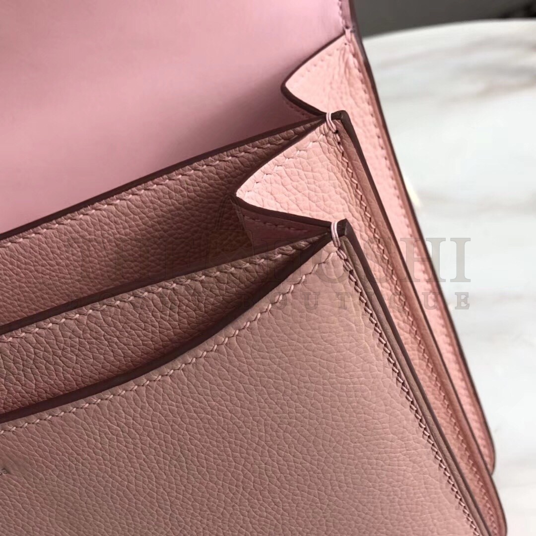 H**me5 2002 20cm Bag In Rose Sakura Evercolor Calfskin Master Quality