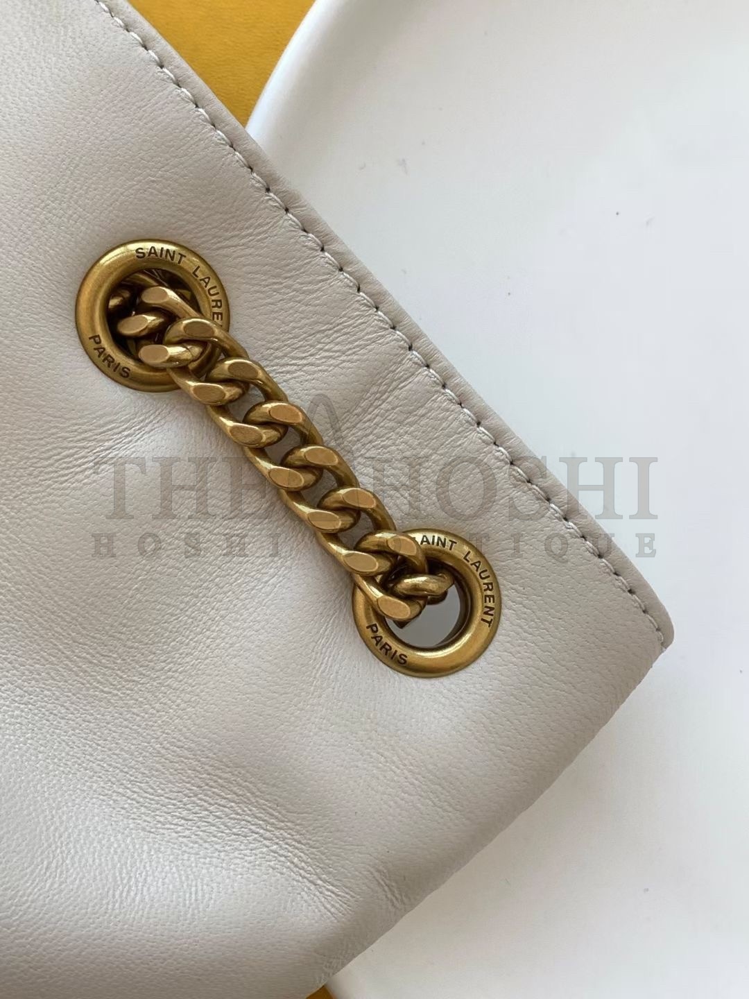 Sa1nt Lau*nt Joe Backpack In White Lambskin Master Quality