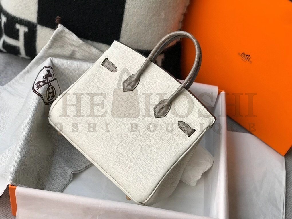 H**me5 Touch Birkin 25cm Limited Edition White Bag Master Quality