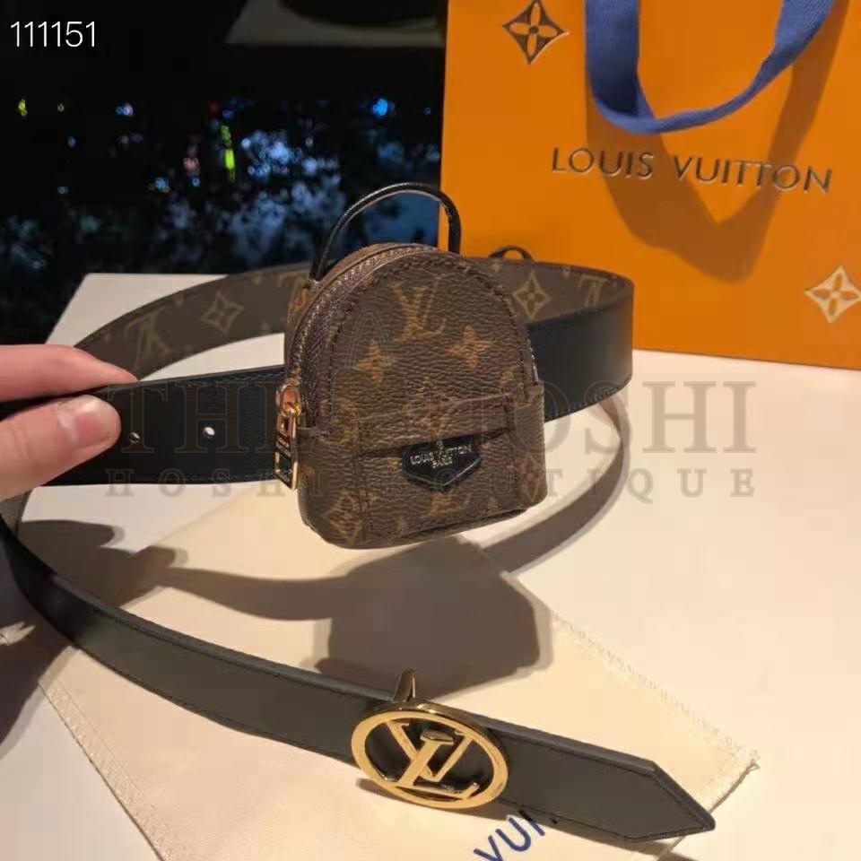 L0vis Vvtt0n LV Women Palm Spring 35mm Belt Monogram Canvas Circle Buckle Master Quality