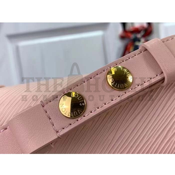 L0vis Vvtt0n LV Women Mini Dauphine Handbag Pink Epi Grained Cowhide Leather Master Quality