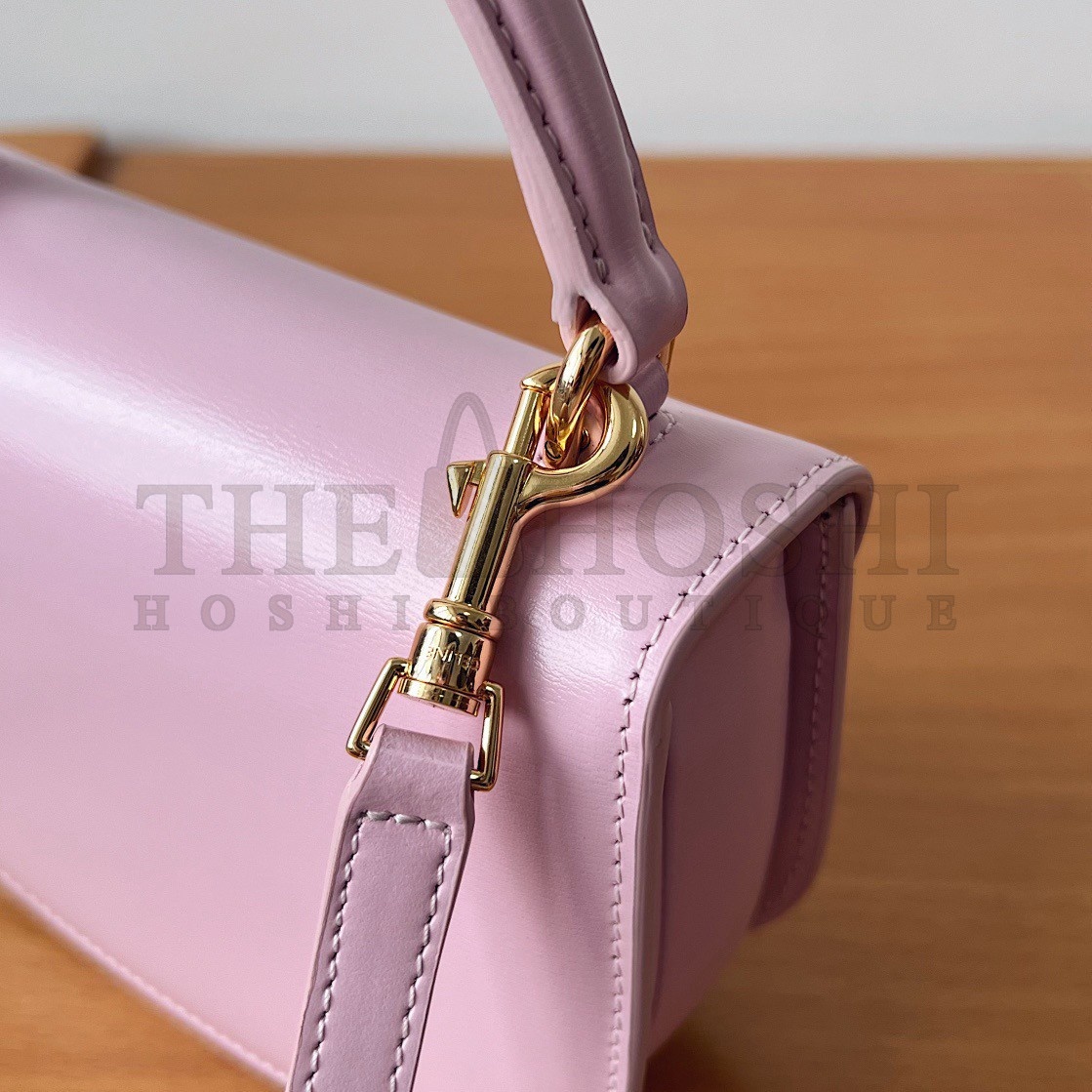 Ce1i*e Mini Besace Clea Bag in Petal Calfskin Master Quality