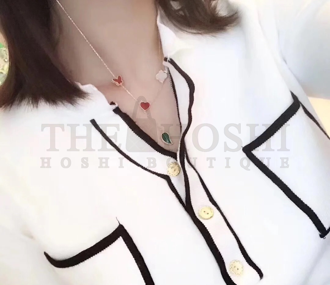 V*n Cl**f & Arpels Flower Necklace Master Quality