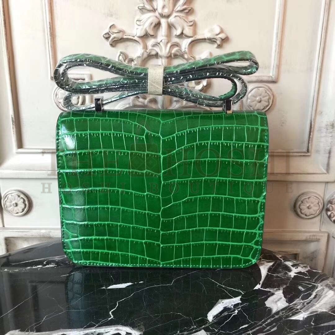 H**me5 Bamboo Constance MM 24cm Crocodile Bag Master Quality