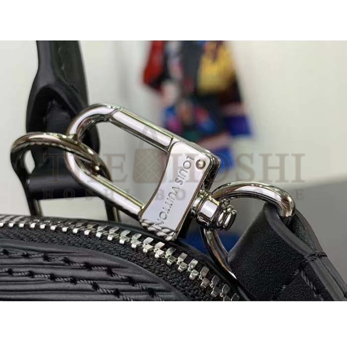 L0vis Vvtt0n LV Women Nano Alma Handbag Black Epi Grained Cowhide Leather Master Quality