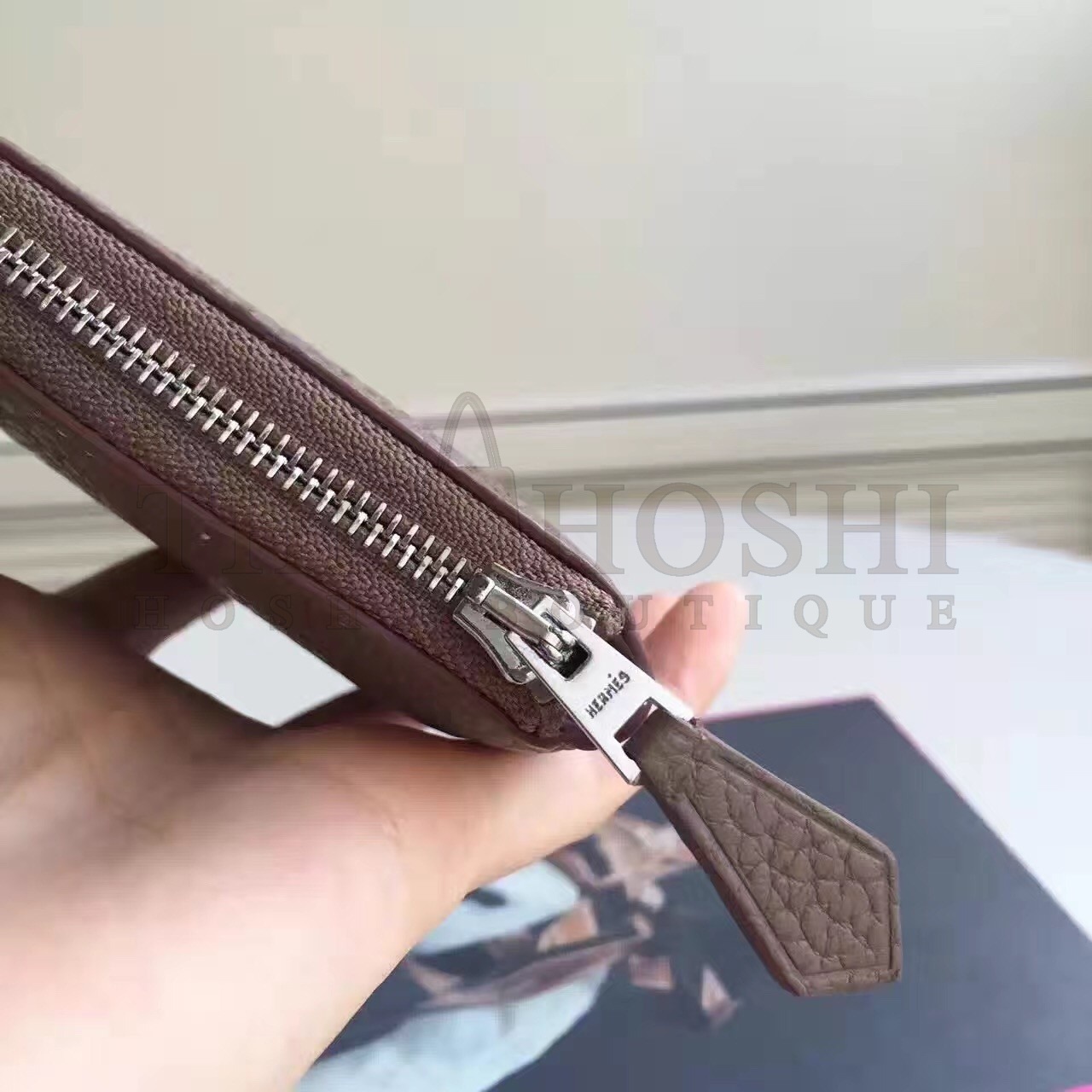 H**me5 Etoupe Clemence Azap Zipped Wallet Master Quality