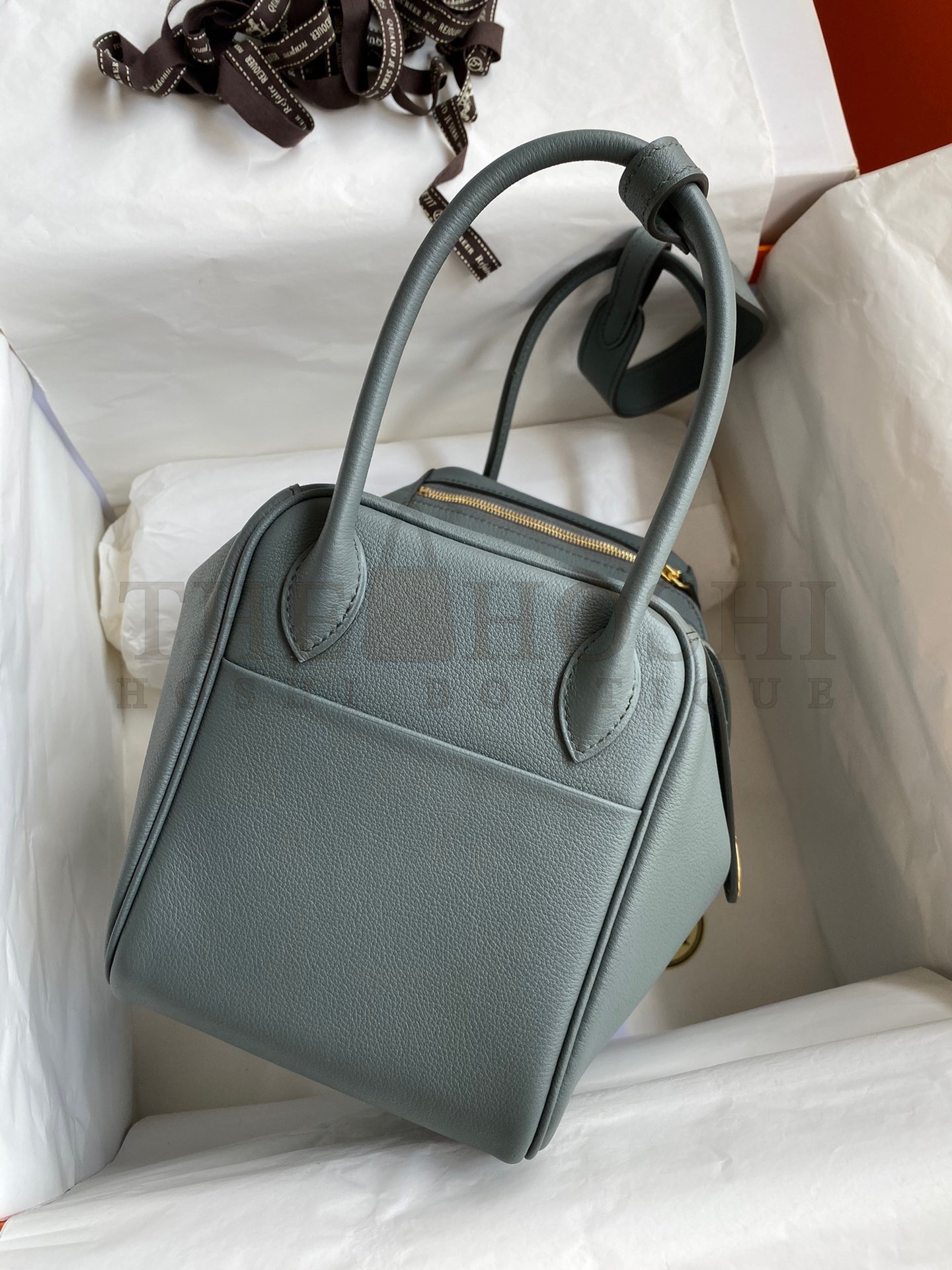H**me5 Lindy 26 Handmade Bag In Vert Amande Evercolor Leather Master Quality
