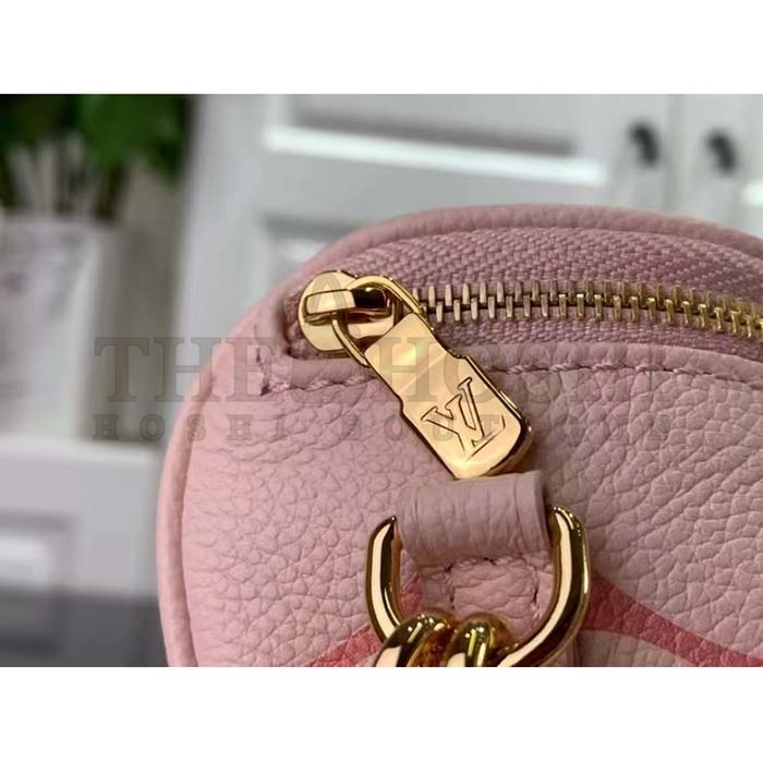 L0vis Vvtt0n LV Women Mini Bumbag Monogram Pink Monogram Empreinte Embossed S*pple Grained Cowhide Master Quality