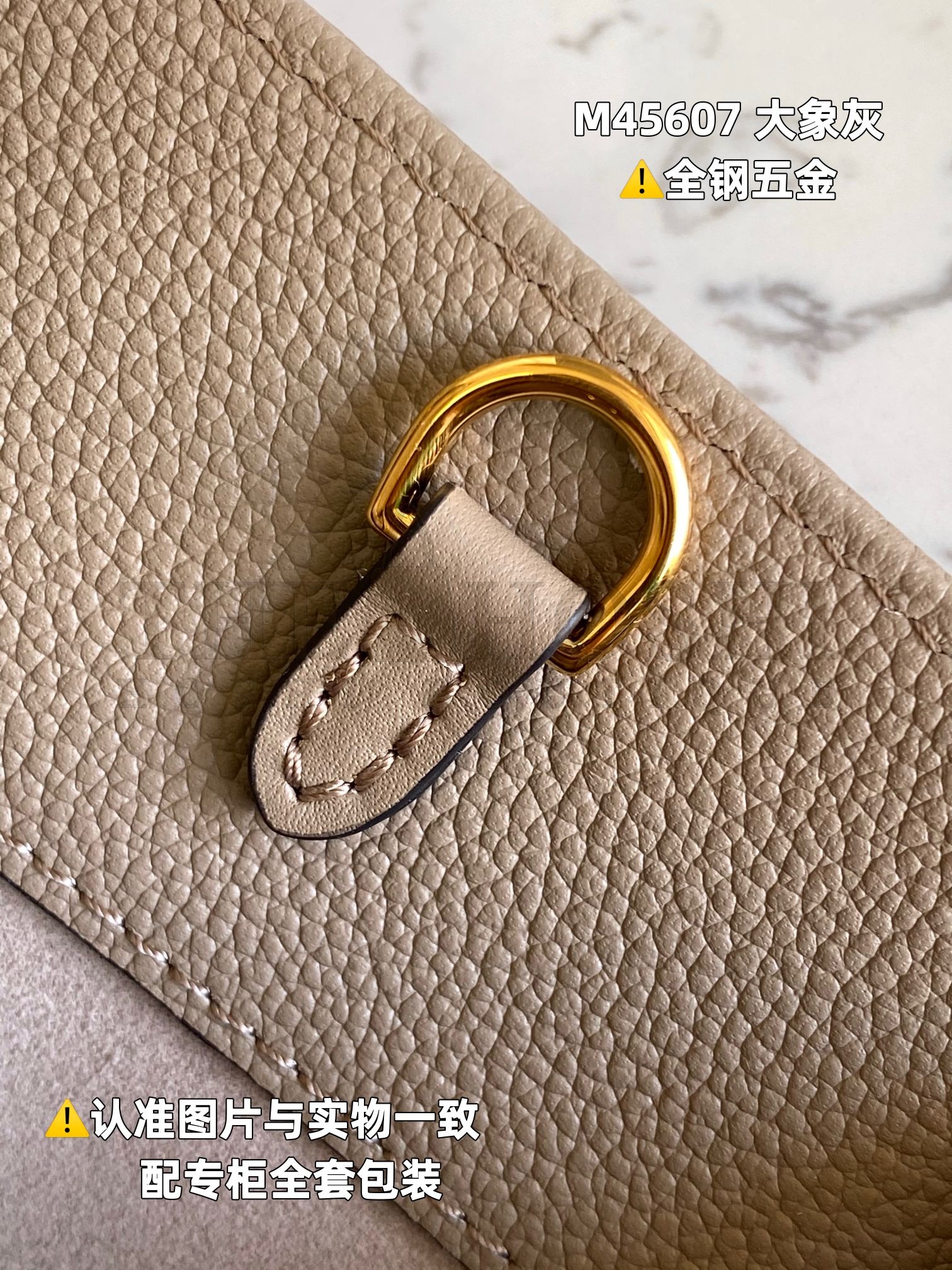 L0vis Vvtt0n LV Women Onthego MM Tote Bag Monogram Embossed Grained Cowhide M45607 Master Quality